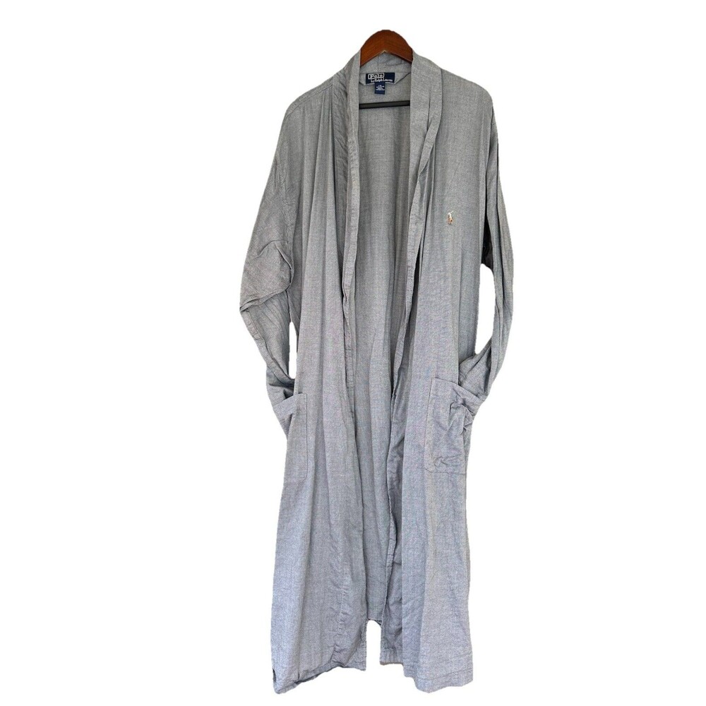 POLO RALPH LAUREN Luxury Sleepwear Men's Robe Size L/XL  Pants XL 40-42